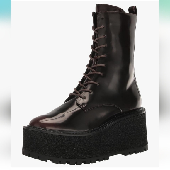 New Im Box Circus By Sam Edelman Chesnut Slater Platform Combat Boots Size: 7 - Picture 1 of 11